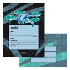 Partimeghívó ARS UNA 10 ív+10 db boríték Drone Pro