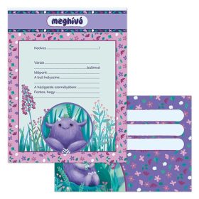 Partimeghívó ARS UNA 10 ív+10 db boríték Mon Mignon