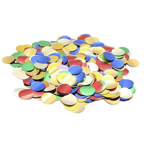 Konfetti ágyú JUNIOR 20 cm metál karika