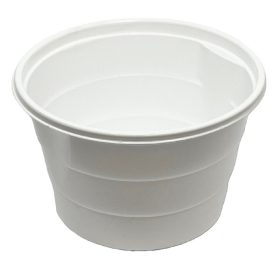 Levesestál műanyag 750 ml fehér 50 darabos 3185