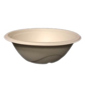   Levesestál eldobható papír KOMP cukornád lebomló 750 ml natúr 10 darabos