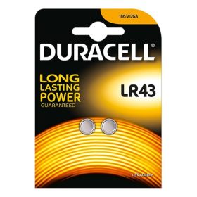 Gombelem DURACELL LR43 2-es