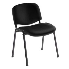   Tárgyalószék 1120 TN C.11 fekete szövettel fekete lábbal