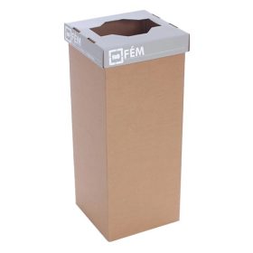   Hulladéktároló karton szelektív 50 L fémhez magyar felirattal