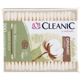  Fültisztító pálcika CLEANIC naturals organnic dobozos 200 darabos