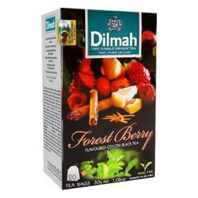   Fekete tea DILMAH Forest Berry Erdei gyümölcsös 20 filter/doboz