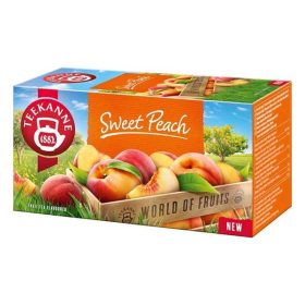   Gyümölcstea TEEKANNE World of Fruit Sweet Peach őszibarack 20 filter/doboz