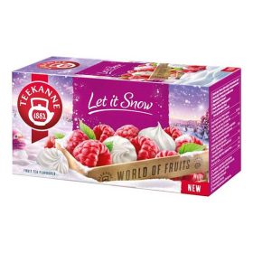   Gyümölcstea TEEKANNE Let it Snow habcsók-málna 12 filter/doboz