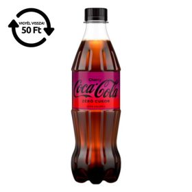 Üdítőital szénsavas COCA-COLA Cherry Zero 0,5L DRS