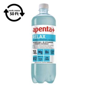   Ásványvíz szénsavmentes APENTA+ Relax feketeribizli-áfonya ízű 0,75L DRS