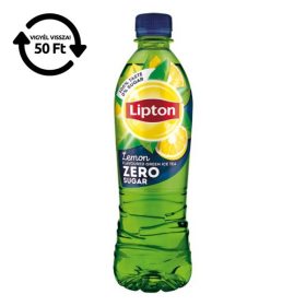   Üdítőital szénsavmentes LIPTON Ice Tea Zöld tea Citrom Zero 0,5L DRS