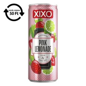 Üdítőital szénsavas XIXO Lemonade Pink 0,25L DRS