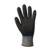 Kesztyű mártott COVERGUARD Eurocut N505 vágásbiztos nitril szürke/kék 7-es 2 darab/pár