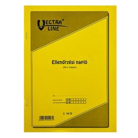   Nyomtatvány ellenőrzési napló VECTRALINE A/4 álló 25x3 lapos