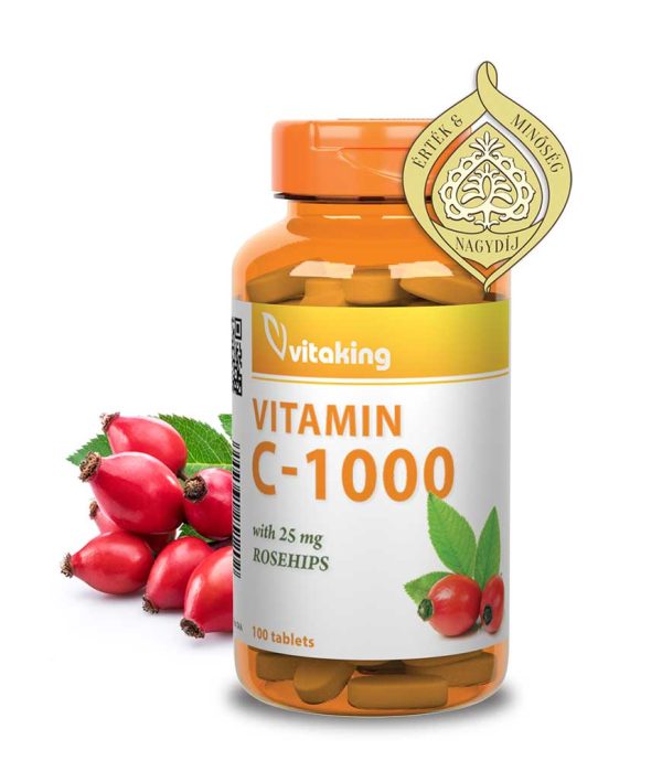 Vitaking C-vitamin 1000mg (100DB)