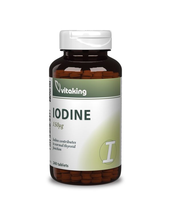 Vitaking Jód (Iodine) tengeri moszatból (240DB)