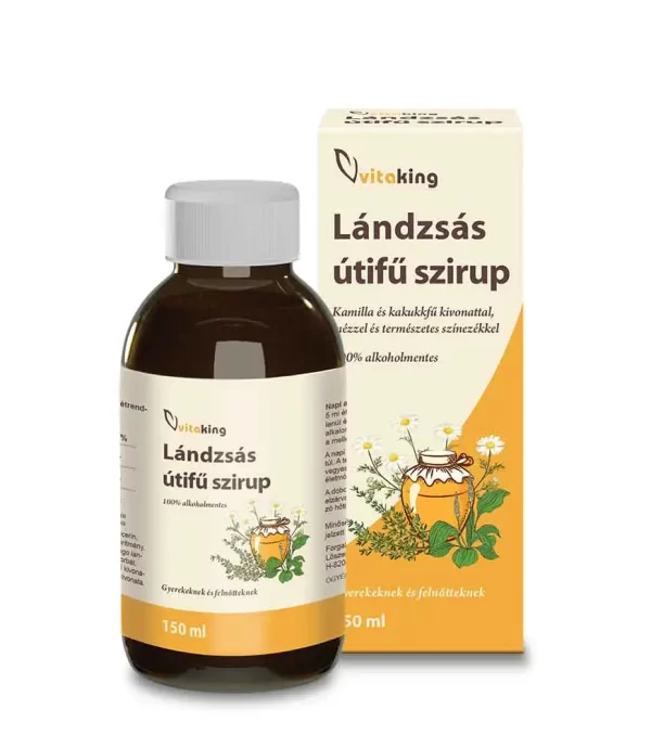 Vitaking Alkoholmentes Lándzsás útifű szirup 150ml