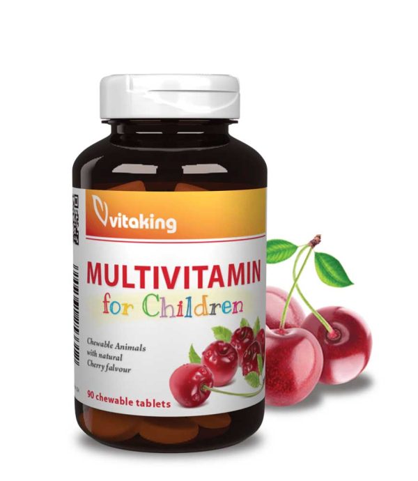 Vitaking Meggyes gyerek multivitamin (90DB)