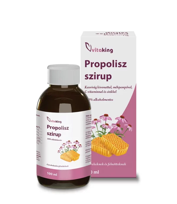 Vitaking Alkoholmentes Propolisz szirup méhpempővel 100ml