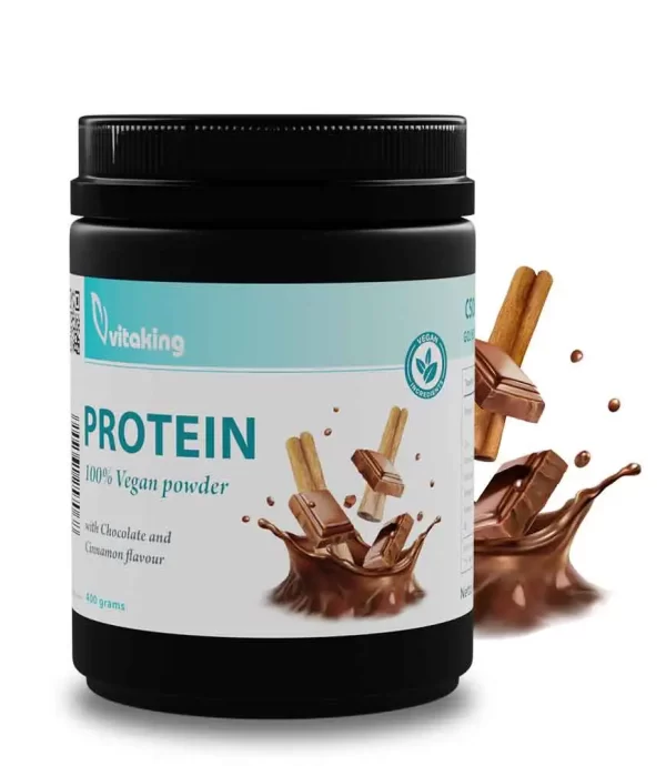 Vitaking Vegan Protein 400g (csoki-fahéj)