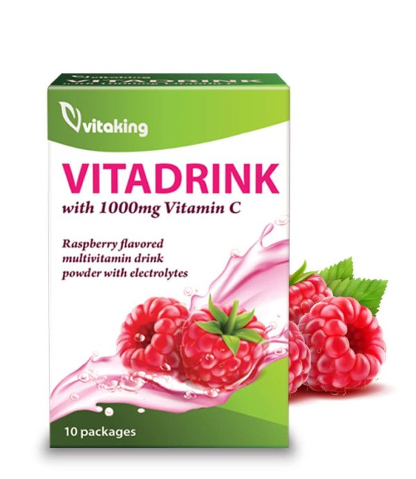 Vitaking VitaDrink elektrolit italpor vitaminokkal (10 napi adag)